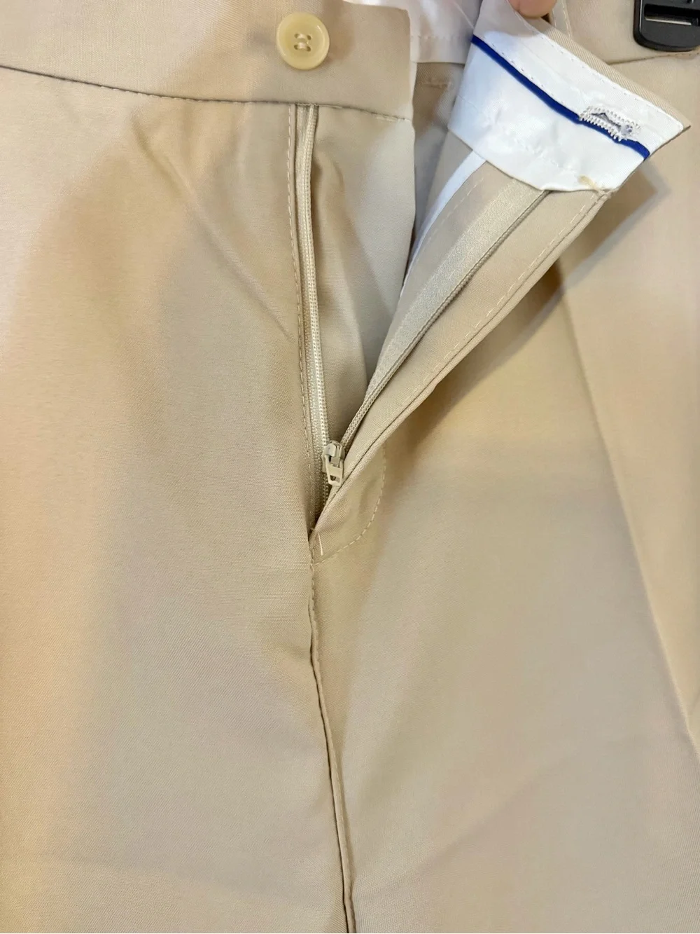 NWT Men's Khaki Pleated Dress Shorts | Size 38